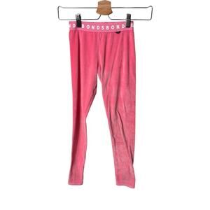 Bonds Pink Velour Leggings